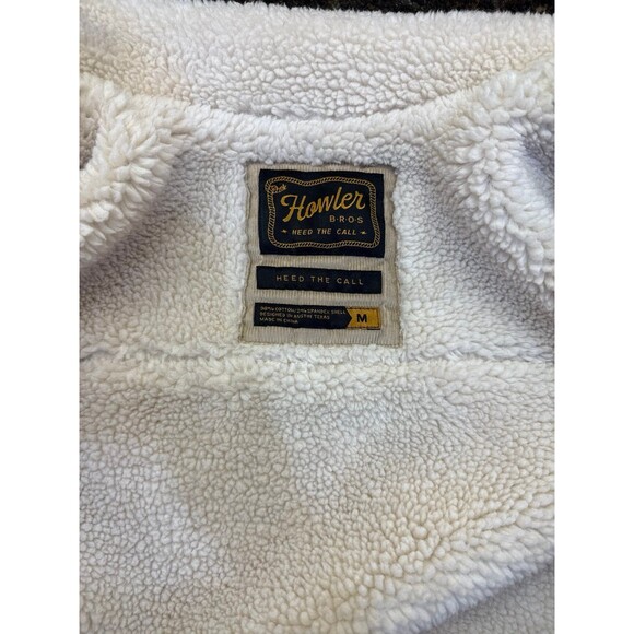 Howler Bros Fuzzy Depot Jacket Putty M Like New - Picture 9 of 11